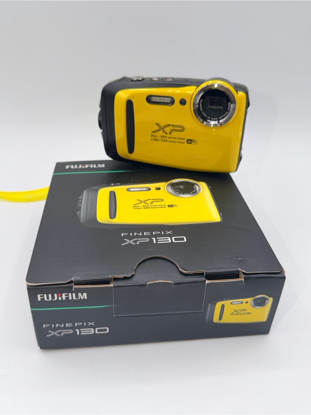 Fujifilm FinePix XP130 Waterproof Digital Camera - Yellow